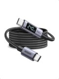 UGREEN Cavo USB C PD 3.1 240W, Cable Type C Ricarica Rapida con Display a LED, Compatibile con Macbook, iPad Air, Dell, Thinkpad, iPhone 17 Pro Max Air/16/15 Plus Pro Max, Galaxy S25 Ultra, ecc. 2M