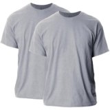 Gildan Adult Ultra Cotton T-Shirt, Style G2000, Multipack, Sport Grey (2-Pack), 4X-Large