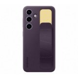 Samsung Standing Grip Case cover con cinturino e funzione cavalletto per Galaxy S24, Dark Violet