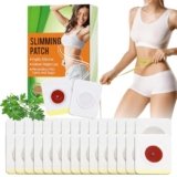 Patch Dimagranti, 30 Pezzi Slim Patch, Bruciagrassi Naturale per Addome e Vita, Riduzione Del Grasso Addominale, Anti-Cellulite, traspirante e confortevole, supporta una silhouette curata