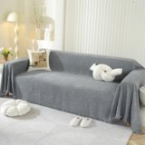 SHANNA Copridivano 2 3 4 Posti Mobili Protector, Ciniglia Copri Divano Antigraffio Gatto, Copridivani Lato AB disponibile, Pesante Inverno Copri Divani, Fodera Divano Antimacchia Lavabile Antiscivolo