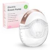 Haokoo Tiralatte Elettrico Indossabile – Integrato Tira Latte Neonati Elettrico Portatile, Protezione Della Privacy, 3 Modalità e 12 Livelli, Flange da 17/19/21/24 mm, 1 Pezzo