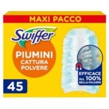 Swiffer Duster Piumini Cattura Polvere, 45 Piumini, Cattura e Intrappola Polvere e Sporco, Raggiunge I Punti più Difficili della Casa, Giga Formato