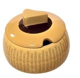Parmigiano Reggiano Formaggiera classica in ceramica con cucchiaino