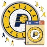 Iconic Puzzles – Indiana Pacers, Logo, Puzzle di Legno con licenza ufficiale NBA, 100% sostenibile, regalo per adulti e bambini, taglia L, 500 Pz