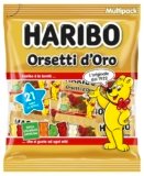 Haribo Orsetti D’Oro Multipack, 21 Mini Bustine Da 12gr, Caramelle Gommose, Gusto Frutta, Ideali Per Una Festa Di Compleanno – 250gr
