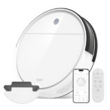 OKP K5 Robot Aspirapolvere con Telecomando, 2500Pa, 120 Minuti, Sottile 7,8 cm, Silenzioso, 4 Modalità Di Pulizia, Compatibile con panni monouso, Wi-Fi/App/Alexa, Ideale per Peli Animali e Pavimenti