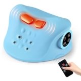 ALLILUYAA Massaggiatore Cervicale con Riscaldamento, Cuscino Massaggiante con Vibrazione, 3 Modalità, 6 Frequenze Regolabili, Cuscino Cervicale per la Maggior Parte Delle Persone