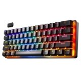 SteelSeries Apex Pro Mini Wireless HyperMagnetic Tastiera da gaming – La più veloce al mondo – Fattore di forma 60% – RGB – Copritasti in PBT – BT – 2.4GHz – USB-C – Layout Tedesco (QWERTZ)