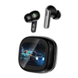 NE46 Cuffie Traduzione Simultanea, 135 lingue, 8 Modalità di Traduzione, Tempo di Riproduzione 60 ore, Monitoraggio Della Frequenza Cardiaca e Dell’ossigeno nel Sangue, Cuffie con Schermo LCD