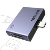 UGREEN Cavo USB C a DisplayPort 1.4 Carica PD100W 8K 60Hz 30Hz 4K 240Hz 144Hz Compatibile con iPhone 17 Pro Max Air Mac mini M4/M4 Pro MacBook M4 Pro Max iPad Pro Air Galaxy S24