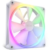 NZXT F140 Fan – RF-R14SF-W1 – Personalizzazione avanzata dell’illuminazione RGB, Singola (ventola RGB e controller NECESSARI E NON INCLUSI) – Ventola x 140 mm, 14 x 14 x 2.6 cm, Bianco