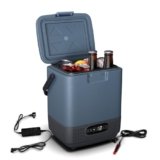Klarstein SwiftFrost 12L Frigo Portatile – Frigo Elettrico con Compressore, Display LED, Doppia Alimentazione (12V/230V), -20°C a 20°C, Modalità ECO & MAX, Ideale per Campeggio & Casa