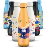 HoneyHolly Borraccia Termica, 500 ml Senza BPA, Bottiglia Termica, Isolamento a Doppia Parete, Borraccia, A Prova di Perdite, Acciaio Inossidabile 18/8, Borraccia Acciaio Inox per Sport, Scuola, Yoga