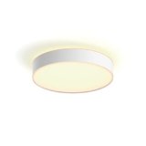Philips Hue White Ambiance Devere, Plafoniera Smart, Media, Bluetooh, 19.2 W, Telecomando Dimmer Switch Inlcuso, Bianca