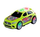 Dickie Toys – Mercedes-Benz Classe A Streets’n beatz, 203765007, +3 Anni, cm 23,5, Marcia avanti, Funzione Spinning, luci e Suoni