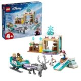 LEGO Disney Frozen Anna’s Sleigh Adventure Building Toy Set – Frozen Toy for Toddlers with 2 Disney Princess Minidolls – Learning and Educational Set for Girls & Boys, Ages 4+ – 43256