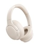 Baseus BH1 Lite Cuffie Bluetooth Over-Ear, Leggere e Comode Cuffie Wireless con Suono Cristallino, Driver Dinamici da 40 mm, Fino a 80 Ore di Autonomia, Bluetooth 6.0 – Bianco Luce