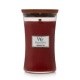 WoodWick Grande a Clessidra Candela Profumata | Cannella Chai | con Stoppino Scoppiettante | Durata della Combustione: fino a 130 Ore