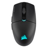 Corsair KATAR ELITE WIRELESS Mouse Gaming – Peso Piuma, Sensore Ottico MARKSMAN 26.000 DPI, Inferiore a 1 ms Connessione SLIPSTREAM WIRELESS, Batteria Ricaricabile fino a 110 Ore di Autonomia – Nero