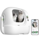PETKIT PUROBOT MAX Pro 2 Self-Cleaning Cat Litter, Major Entrance, AI Chamber, Self-Cleaning Cat Litter, 2.4G and 5G WiFi, Sanitary Tracking, Odor Elimination, 76L, for Various Cats