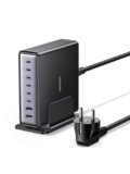 UGREEN Zapix 200W Caricatore USB C, Ricarica Rapida con 8 porte, Caricabatterie Type C Compatibile con MacBook Pro/Air, iPhone 17 Pro Max Air/Serie 16-12, Galaxy e Dell