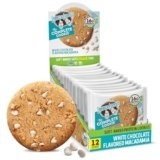 Lenny & Larry’s The Complete Cookie, White Chocolate Flavored Macadamia, Soft Baked, 16g Plant Protein, Vegan, Non-GMO, 4 Ounce Cookie (Pack of 12)