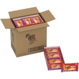 RITZ Bits Cheese Sandwich Crackers, Bulk Lunch Snacks, 48 Snack Packs (4 Boxes)
