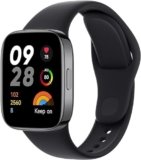 XIAOMI Redmi Watch 3, Display AMOLED HD 1.75″, Telefonate Bluetooth, Monitoraggio della SpO2 e Frequenza Cardiaca, Resistenza all’Acqua 5ATM, Autonomia di 12 giorni, 121 Modalità Fitness, Nero