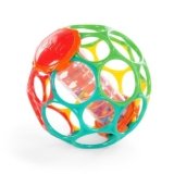 Bright Starts, Oball Easy Grasp Rollin’ Rainstick Sonaglio Causa & Effetto per Neonati, a Partire dai 3 Mesi di età