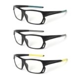 kollyseek 3PC Occhiali da Lettura Quadrati Occhiali da presbiopia sportivi di moda Uomo Donna Unisex 2.0 erde, Grigio, Giallo