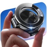 Glangeh Ultra Sottile in Metallo Porta Cellulare Auto Magnetico, [43KG Potente Sottovuoto+Gel Nano Ventosa] Supporto Telefono Auto 360° Rotazione, Porta Accessori per Camper per Tutti Smartphone