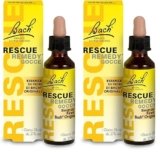RESCUE Remedy, Giallo Acceso, 20 Millilitri, per la Salute mentale, con Alcol di Uva, Essenze della Miscela Rescue (Confezione da 2)