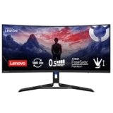 Lenovo Legion R34w-30 Gaming Monitor Curvo 34″ WQHD (3440×1440) VA, 0.5ms MPRT, 180Hz, Altoparlanti 2x3W, 2x HDMI 2.1 e DisplayPort 1.2, AMD FreeSync Premium, Cavo DP incluso – Raven Black