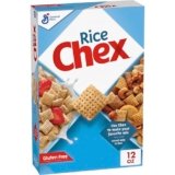 Rice Chex Gluten Free Breakfast Cereal, Homemade Chex Mix Ingredient, 12 oz