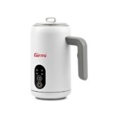 Girmi ML53 Montalatte, 500 W, Capacità 300 ml, Spegnimento Automatico, 4 Funzioni, Latte caldo, Schiuma fredda, calda e densa, Base d’appoggio fredda, Comandi Touch,Bianco
