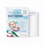 BABY WOLFY 2 Traverse Impermeabili 75×80 cm – Traversine Neonato Fasciatoio, Protezione Letto Neonato, Bambini e Anziani, Assorbenti Lavabili in Cotone OEKO-TEX®, Made in Italy