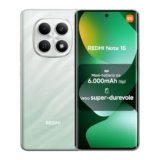 XIAOMI Redmi Note 15, Smartphone 8+256GB, Batteria da 6000 mAh, Resistenza all’acqua, Fotocamera super nitida da 108 MP, Display FHD+ da 6,77″, Verde Foresta, Garanzia 2 anni, Caricatore non incluso