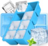 2 Pezzi Grande Ghiaccio Stampo, Furnsii XXL Stampo Cubetti Ghiaccio Silicone Con Coperchio, Senza BPA – Per Whisky, Cocktail, Cioccolato, Alimenti Per Bambini