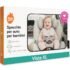 YESIMOM Baby Monitor, Versione Aggiornata 2K Telecamera Bambini con Monitor 5” IPS Schermo, Controllo Tramite APP Mobile & Monitor, 360°PTZ, 3000mAh Batteria Ricaricabile, AI Intelligente