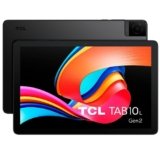 TCL 10L Generazione 2 WiFi, Tablet da 10,1″ HD, Quad-Core, 3 GB di RAM, memoria da 32 GB espandibile fino a 1 TB con MicroSD, 6000 mAh di batteria, Custodia trasparente, Android 13, grigio