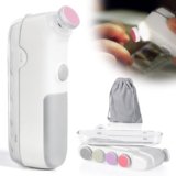 Lima Unghie Neonato, Lima Elettrica per Unghie Neonato Illuminabile, Tagliaunghie Neonato con 5 Testina di Ricambio, Sicuro e Facile da Usare, Design Universale, Integrato, Basso Rumore, Grigio