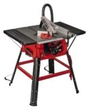 Einhell Seghe circolari con banchetto TC-TS 2025/2 U (2000 W, regolazione in altezza/inclinazione della lama, guida parallela, battuta d’angolo +/- 60°, prolunghe di supporto)