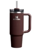 STANLEY Quencher H2.0 Tumbler with Handle and Straw 30 oz | Flowstate 3-Position Lid | Cup Holder Compatible for Travel | Insulated Stainless Steel Cup | BPA-Free | Mahogany Gloss