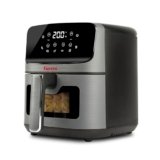 Girmi FG27 “Ecofrit Lite” Friggitrice ad Aria 4,2 Litri “Ecofrit Lite”, 1400 W, 4.2 Litri, Display digitale, 8 programmi, Timer, 80-200° C, BPA/PFOA Safe, Ricettario incluso, Grigio