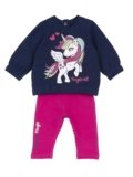Chicco, Tuta Bambina con Felpa e Pantaloni Lunghi, Comoda e alla Moda, Abbigliamento Bambina, Designed in Italy