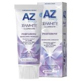 AZ Ricerca DENTIFRICIO 3D White Illuminate Perfezione, SBIANCANTE AVANZATO, RIMUOVE Fino al 100% delle MACCHIE Superficiali, Confezione SINGOLA da 50ml, Gusto MENTA FREDDA PIPERITA