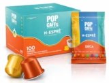 POPCAFFÉ Nesprè 100 Capsule Decaffeinato Compatibili Nespresso – Espresso Decaffeinato Cremoso, Gusto Equilibrato, Capsule Compatibili con Macchine Nespresso