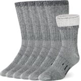 COZIA Merino Wool Socks Casual Warm Socks for Winter Cozy Boot Men & Women ML