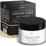 100ml – Crema Viso Antirughe, Crema Idratante Viso con Acido Ialuronico, Coenzima Q10, Vitamina C Giorno e Notte, Crema Antirughe Donna e Uomo, anche per Contorno Occhi.